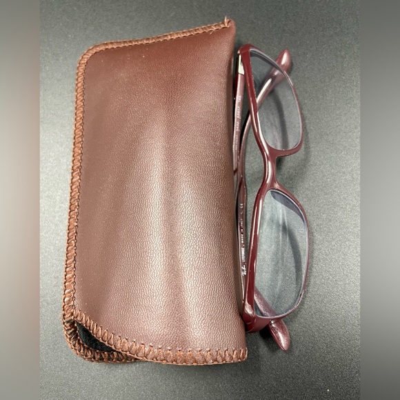 Ray-Ban Glasses Eyeglass Frames Ray Ban Liteforce 7037 Burgundy Eyeglasses - Picture 10 of 10